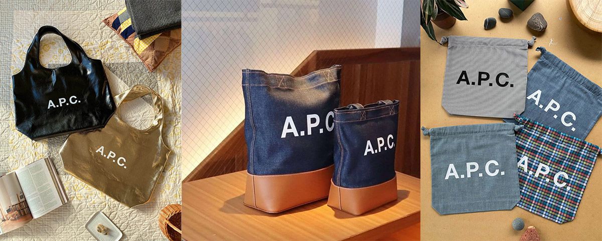 A.P.C.のトートバッグの選び方