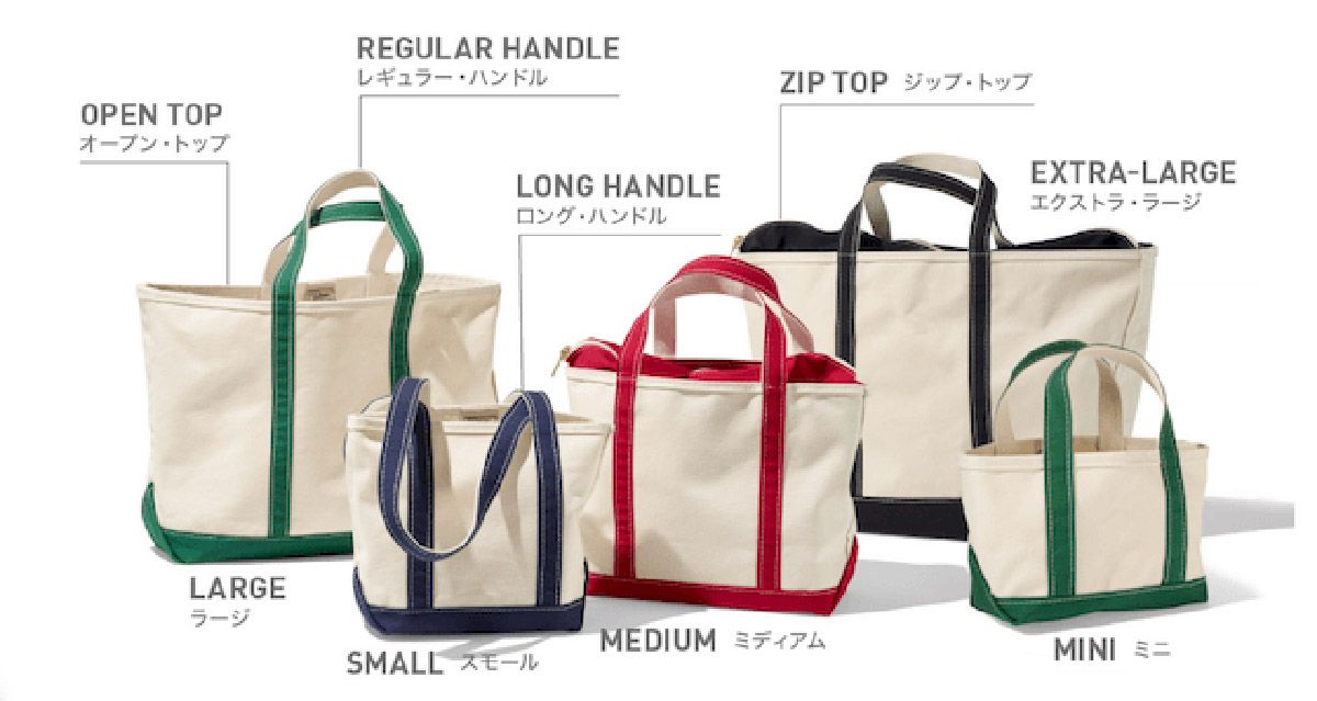 llbean トートバッグ 人気色