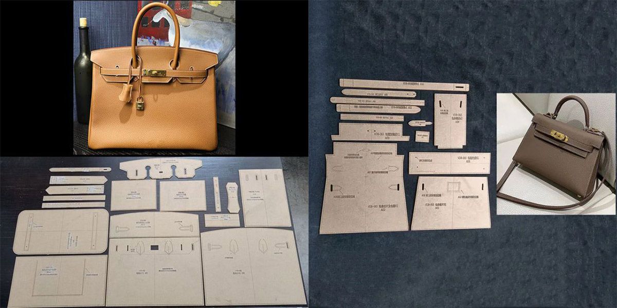 バーキン風バッグ 型紙でDIY：オリジナルバッグの作り方