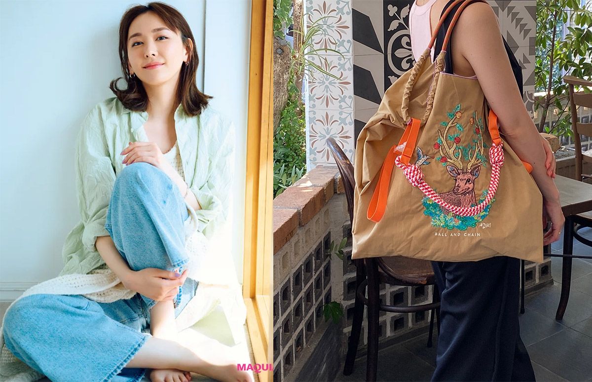 新垣結衣：シンプル刺繍デザイン