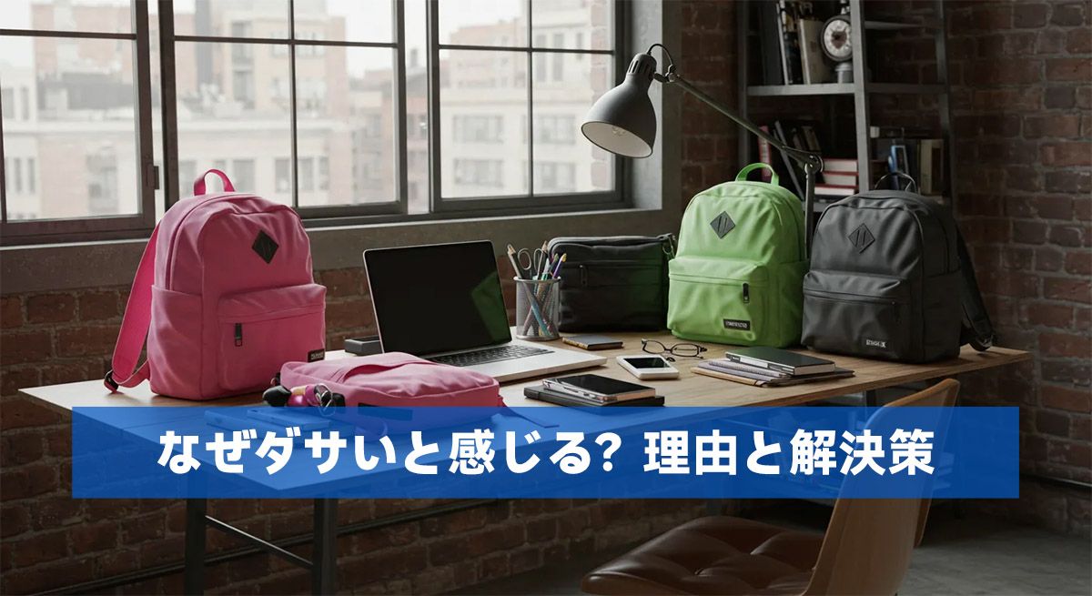 なぜダサいと感じる?理由と解決策