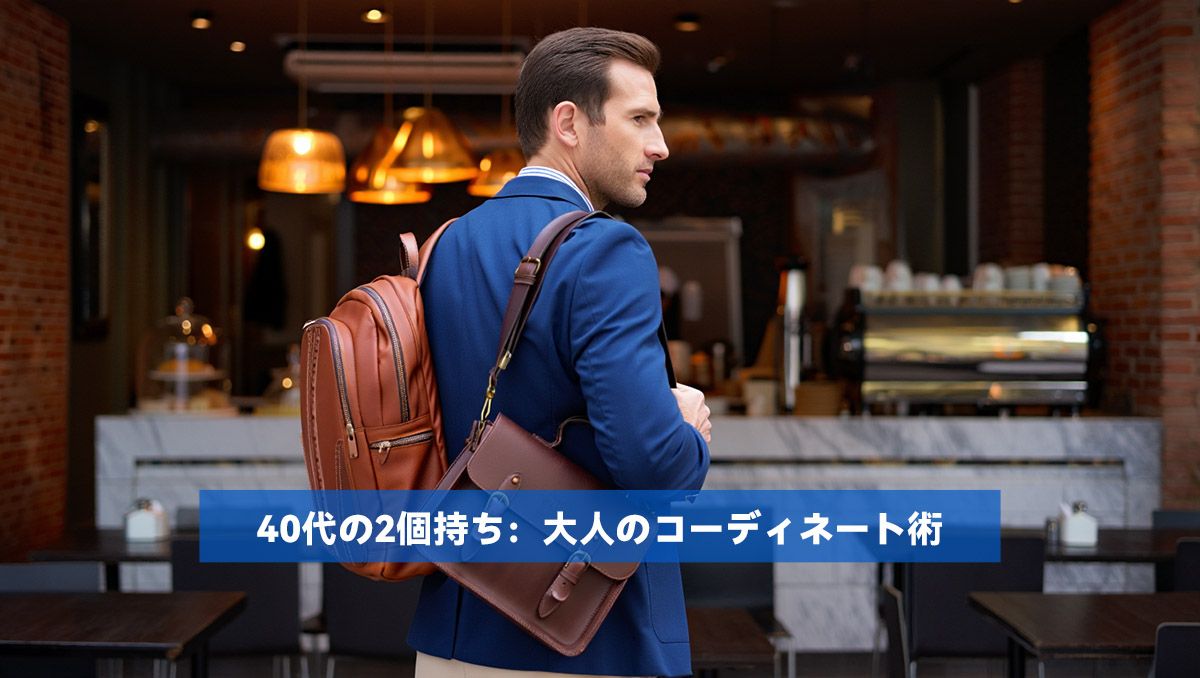 40代の2個持ち:大人のコーディネート術