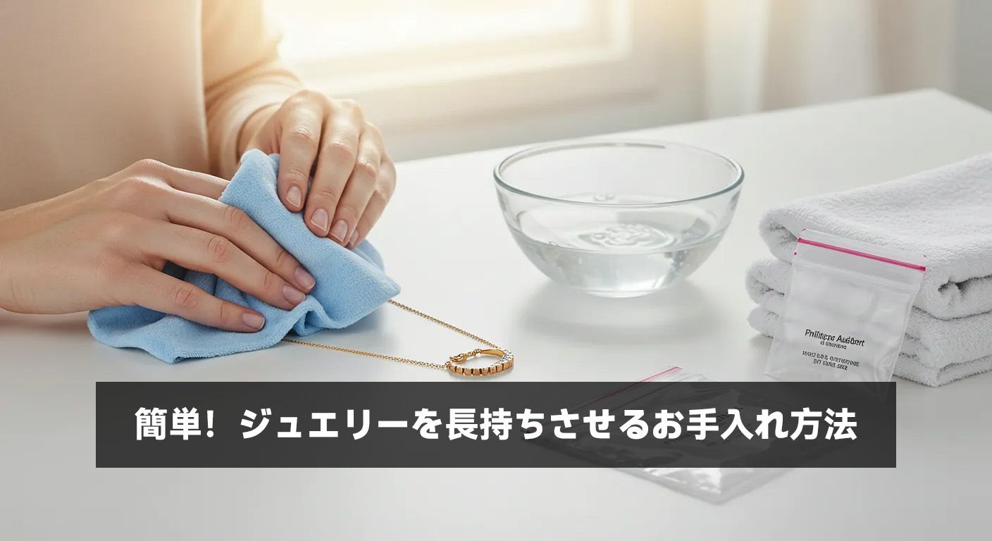 簡単！ジュエリーを長持ちさせるお手入れ方法