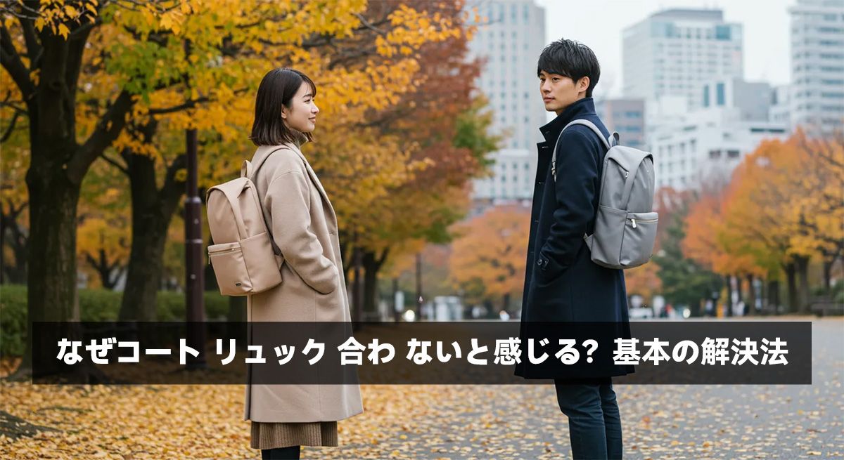 なぜコート リュック 合わ ないと感じる?基本の解決法