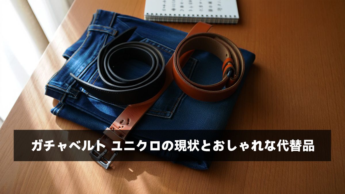ガチャベルト ユニクロの現状とおしゃれな代替品