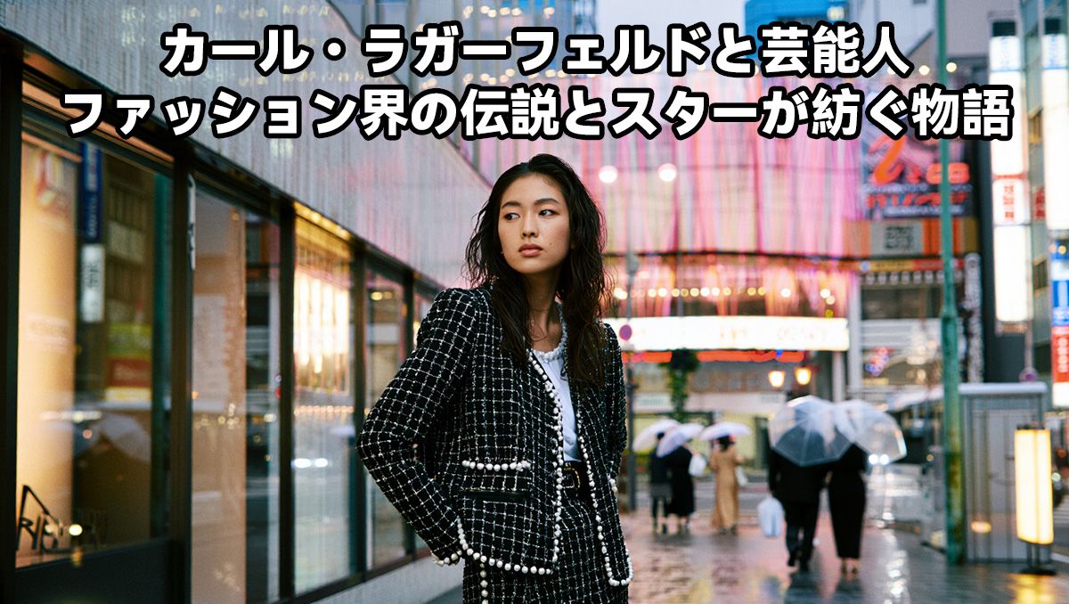 カール・ラガーフェルドと芸能人：ファッション界の伝説とスターが紡ぐ物語