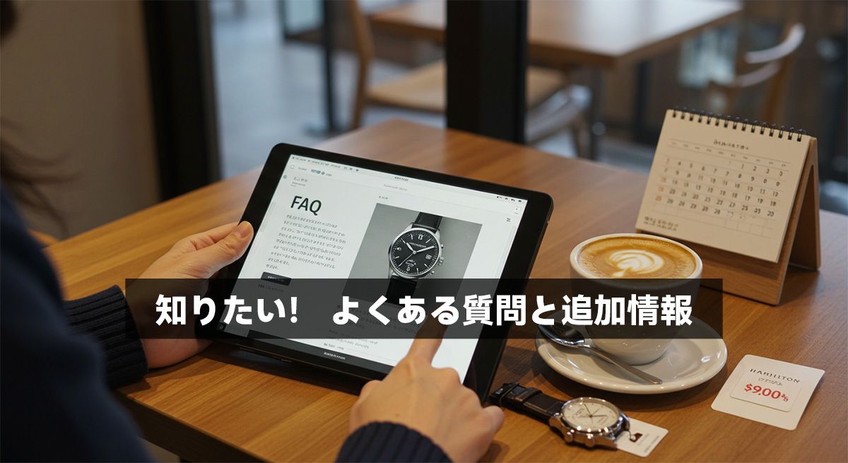 知りたい！ よくある質問と追加情報