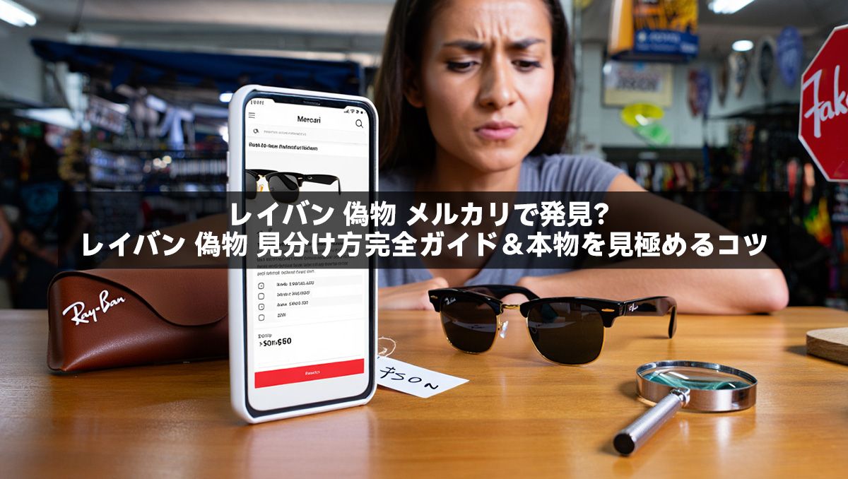 レイバン 偽物 メルカリで発見？レイバン 偽物 見分け方完全ガイド＆本物を見極めるコツ