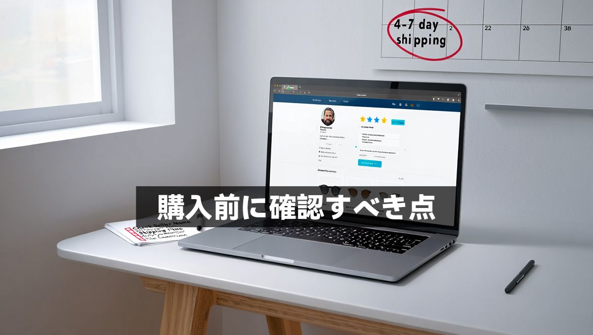 購入前に確認すべき点