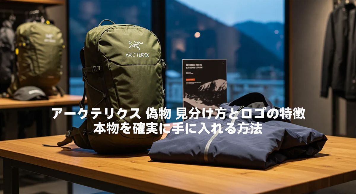 アークテリクス 偽物 見分け方とロゴの特徴：本物を確実に手に入れる方法