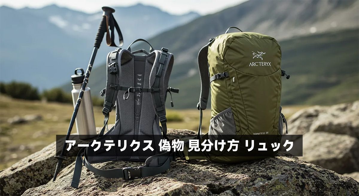 アークテリクス 偽物 見分け方 リュック