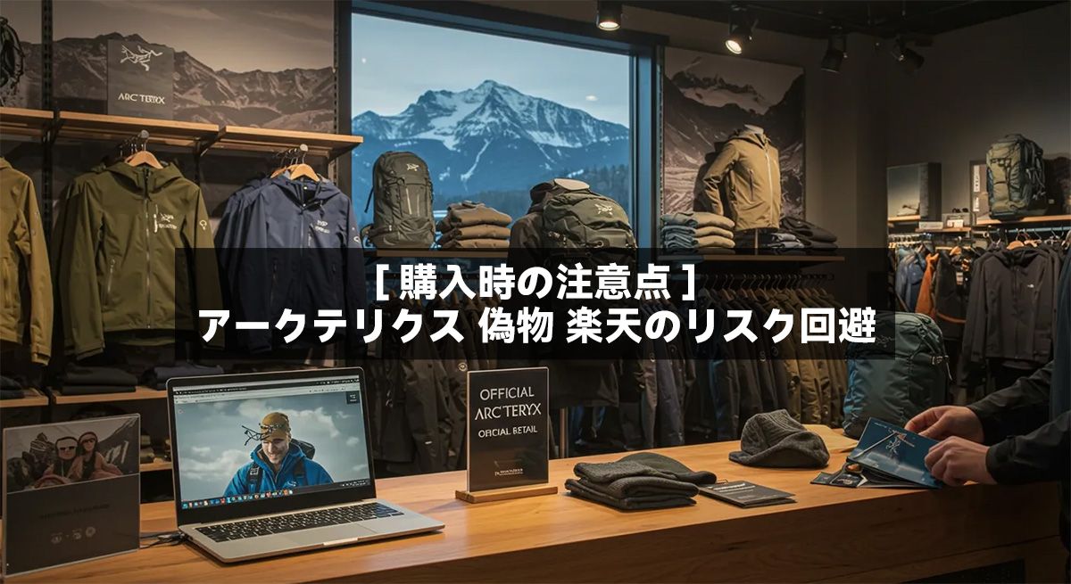 購入時の注意点：アークテリクス 偽物 楽天のリスク回避