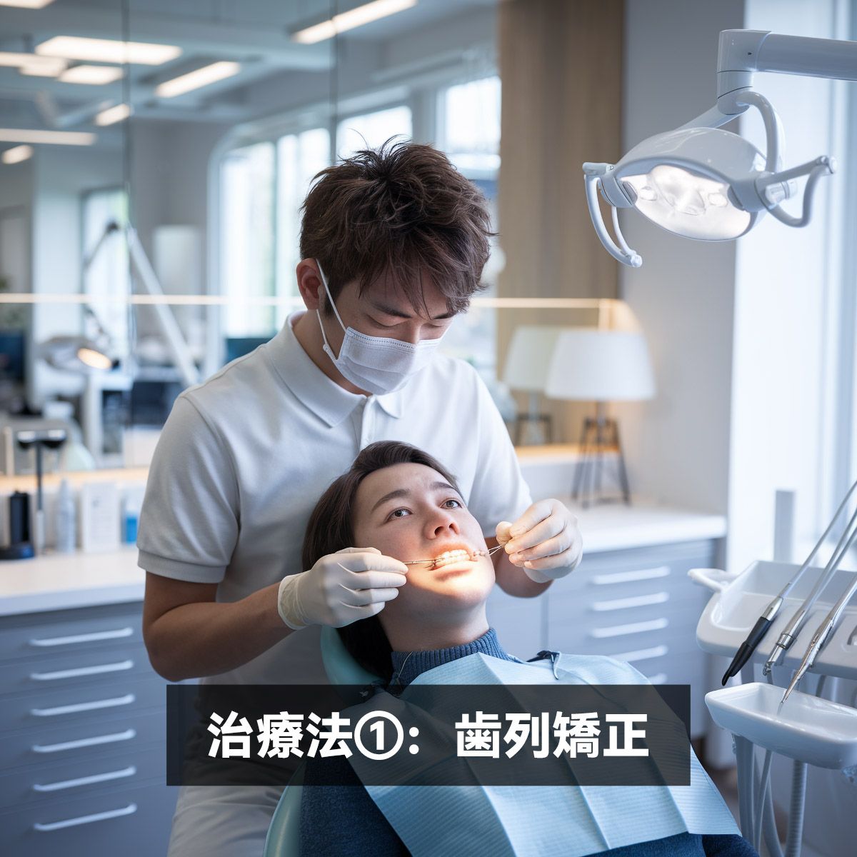治療法①：歯列矯正