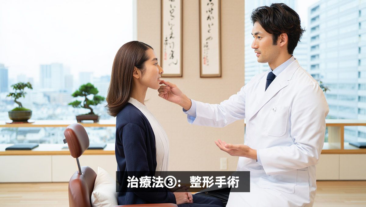 治療法③：整形手術