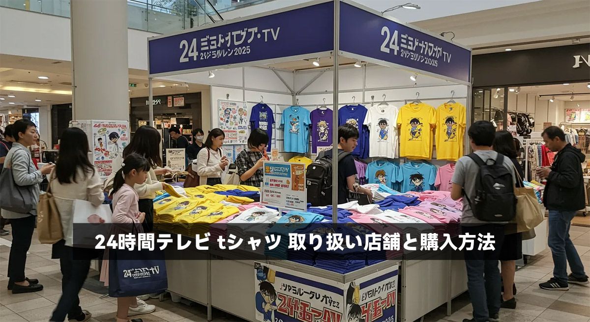 24時間テレビ tシャツ 取り扱い店舗と購入方法