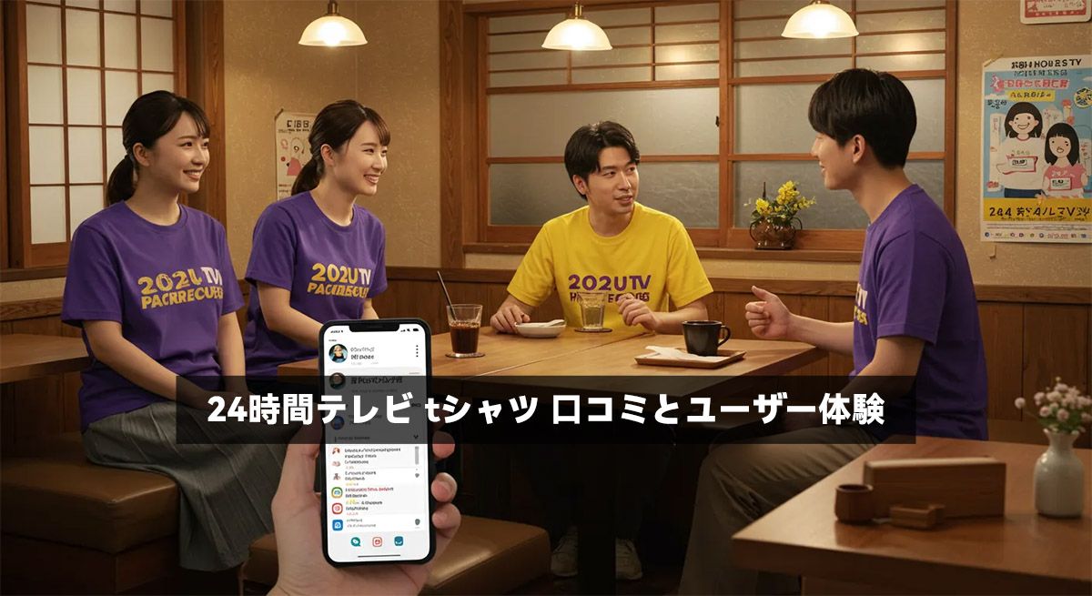 24時間テレビ tシャツ 口コミとユーザー体験